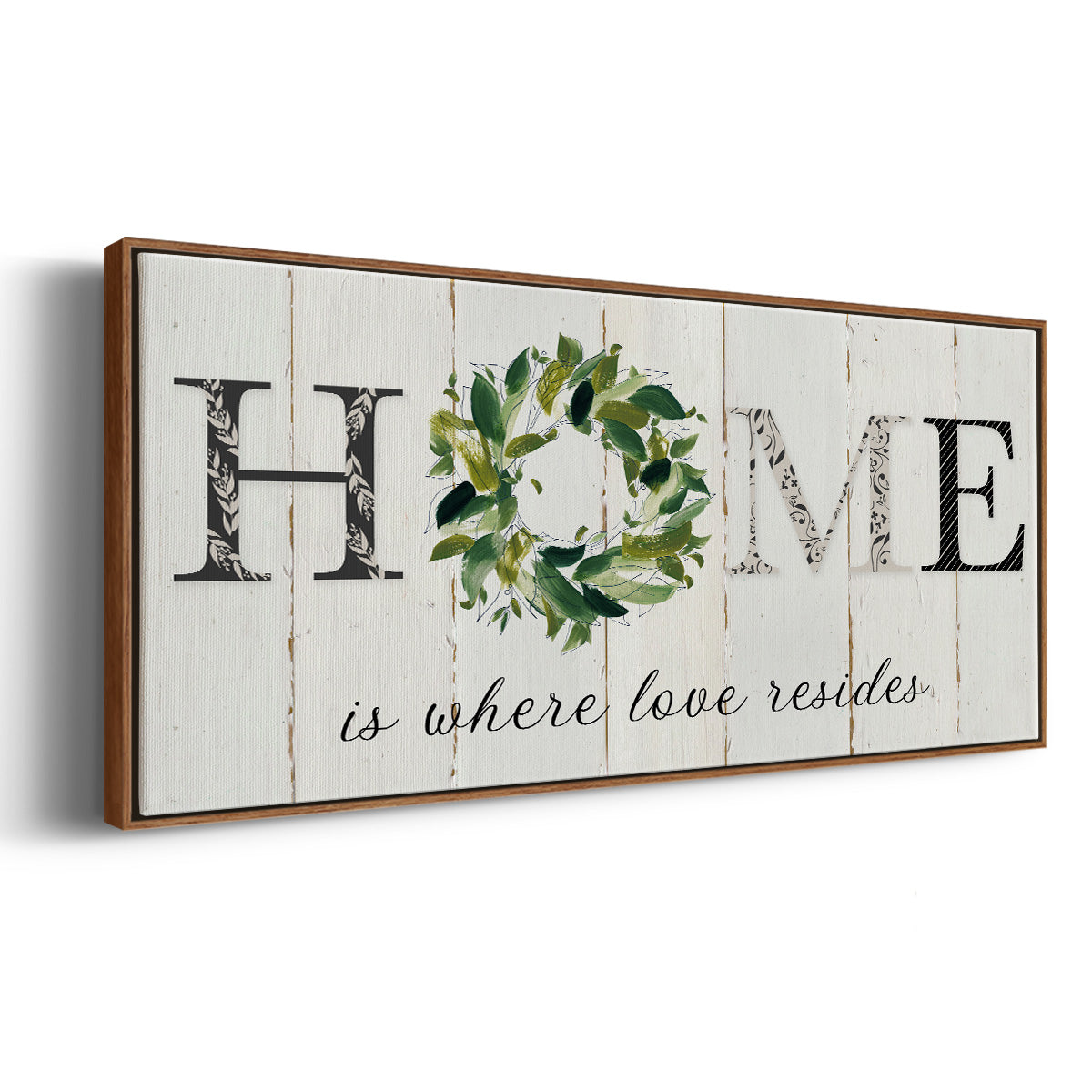 Love Resides - Floater Framed Canvas Print