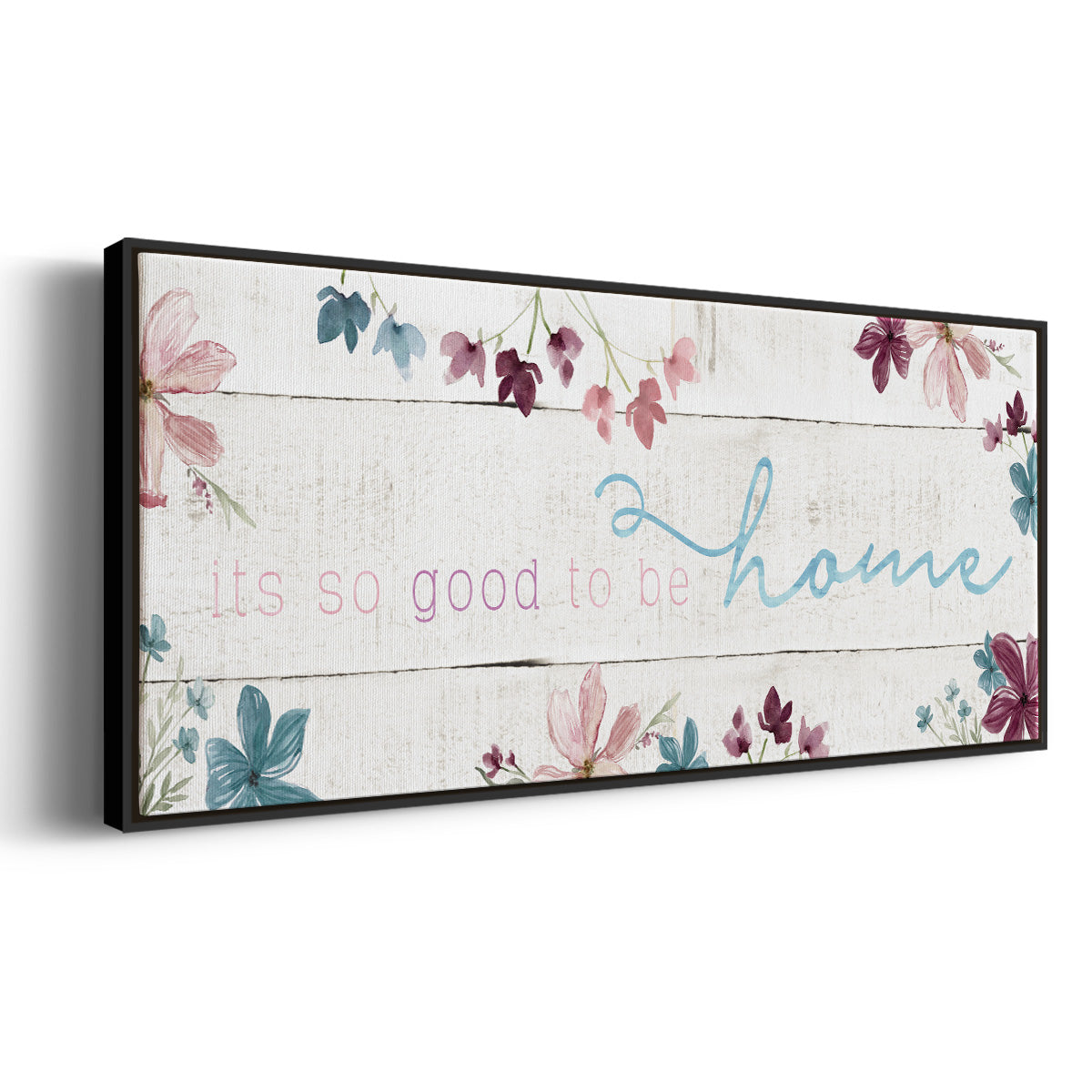 Good To Be Home - Floater Framed Canvas Print