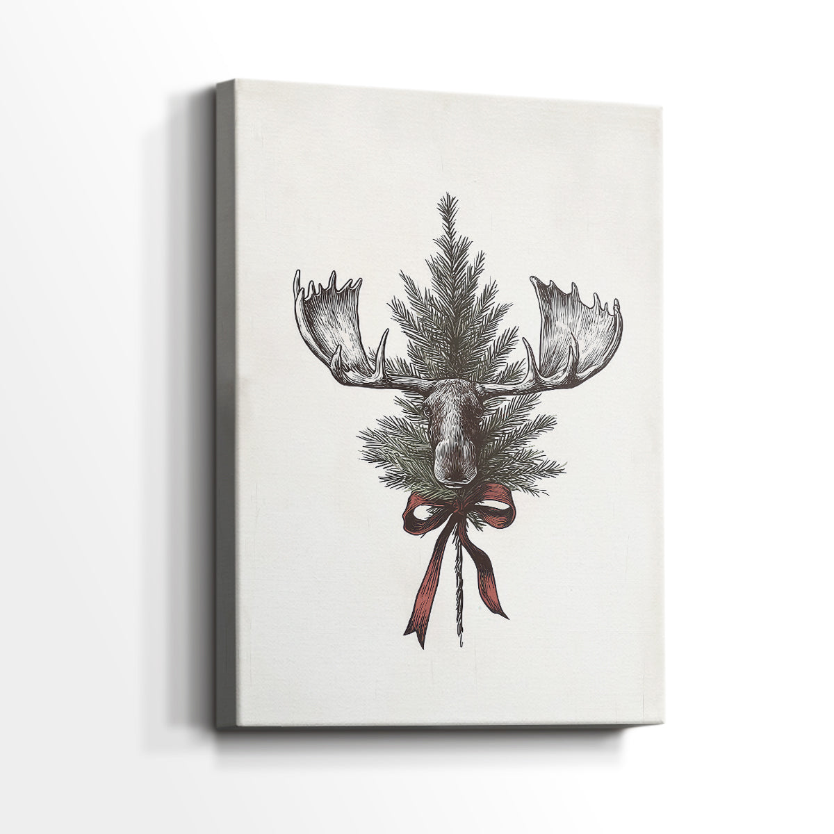 Pearled Fir Hearth - Canvas Art Print