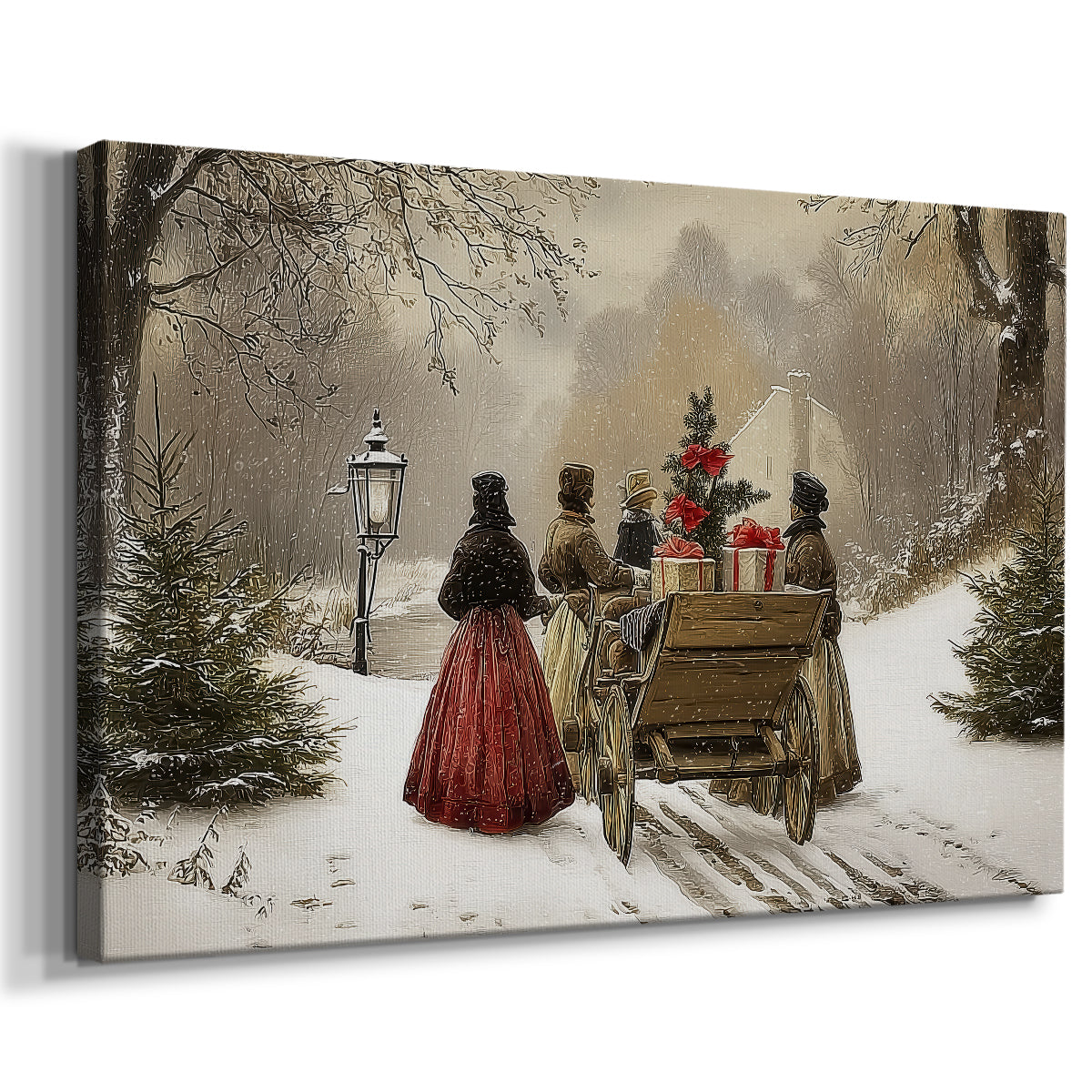Eve of Candlelit Skies - Canvas Art Print