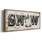 Winter Wonderland Friend Snow - Floater Framed Canvas Print