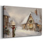 Nativity of Tinsel-Gold Promise - Canvas Art Print