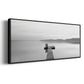 Black & White Water Panel XII - Floater Framed Canvas Print