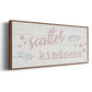 Scatter Kindness - Floater Framed Canvas Print
