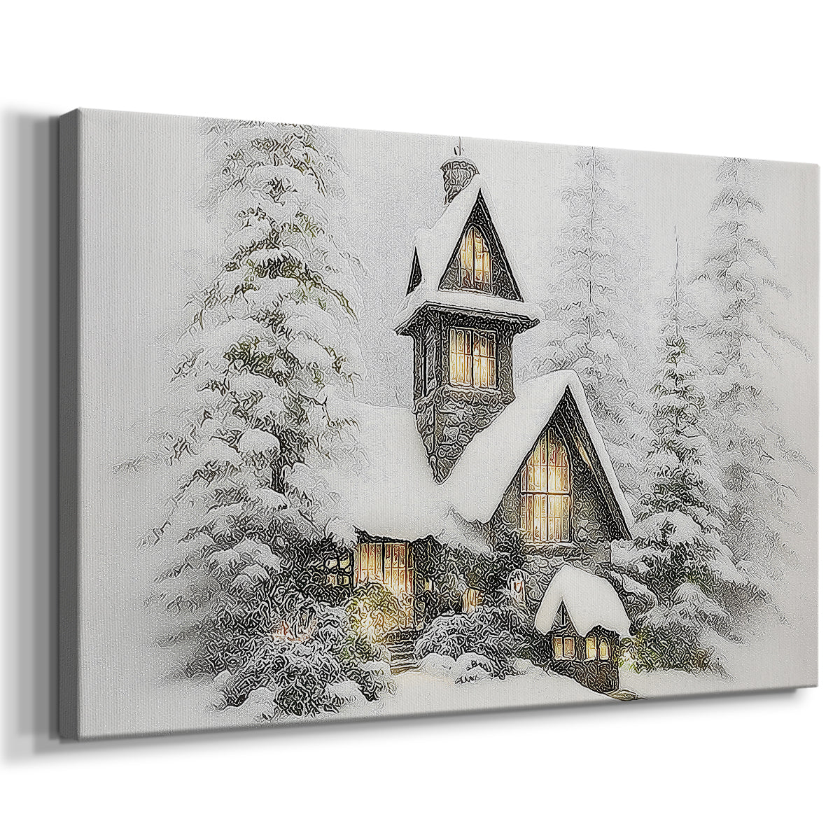 Pearled Dusk Promise - Canvas Art Print