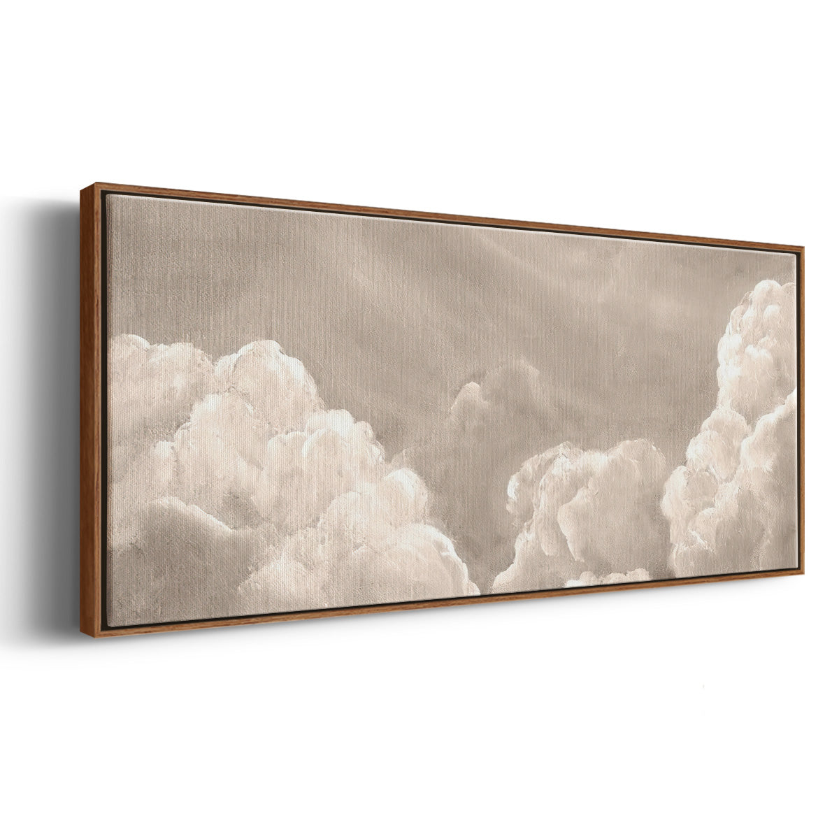Painted Clouds II - Floater Framed Canvas Print
