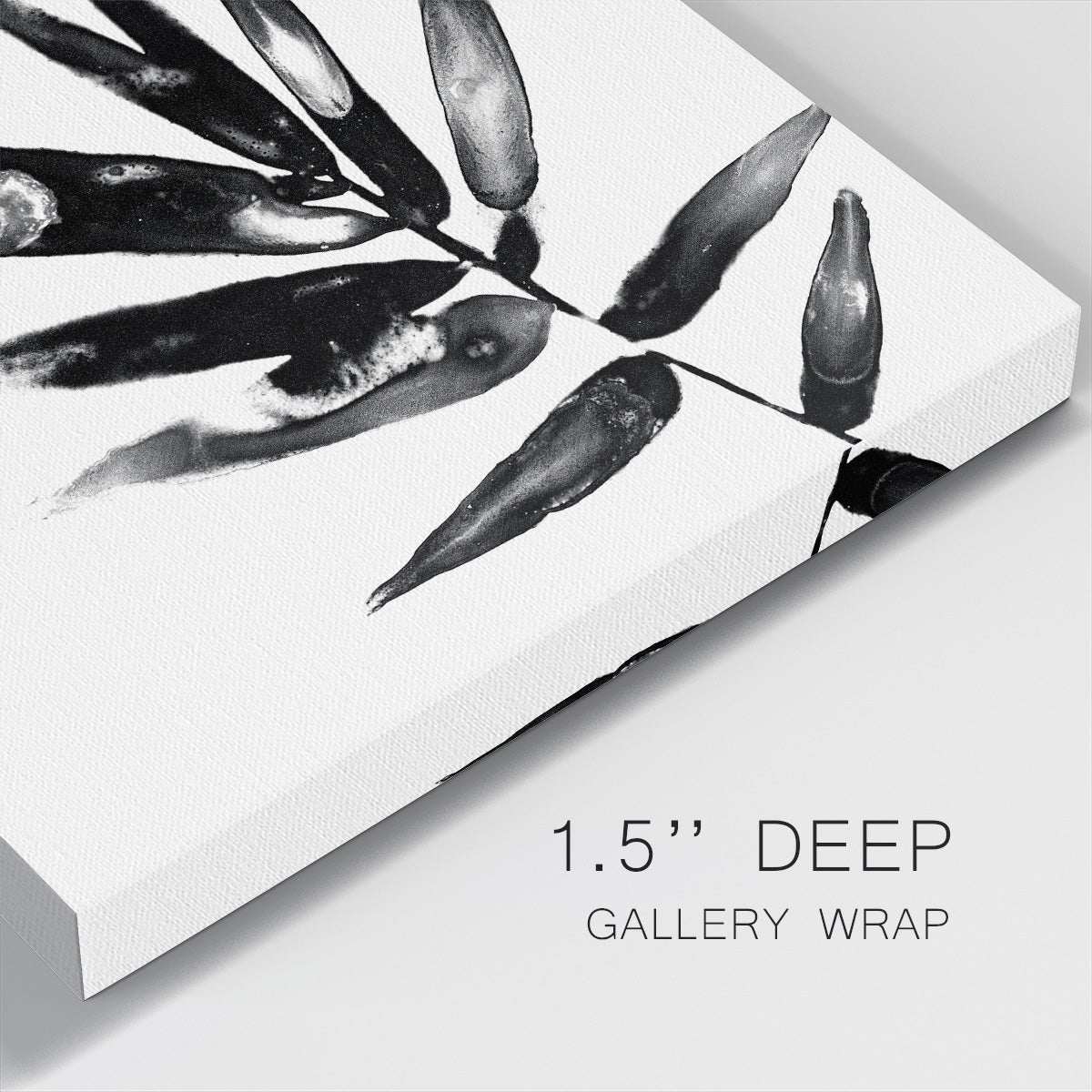 Monochrome Tropic IX - Canvas Art Print