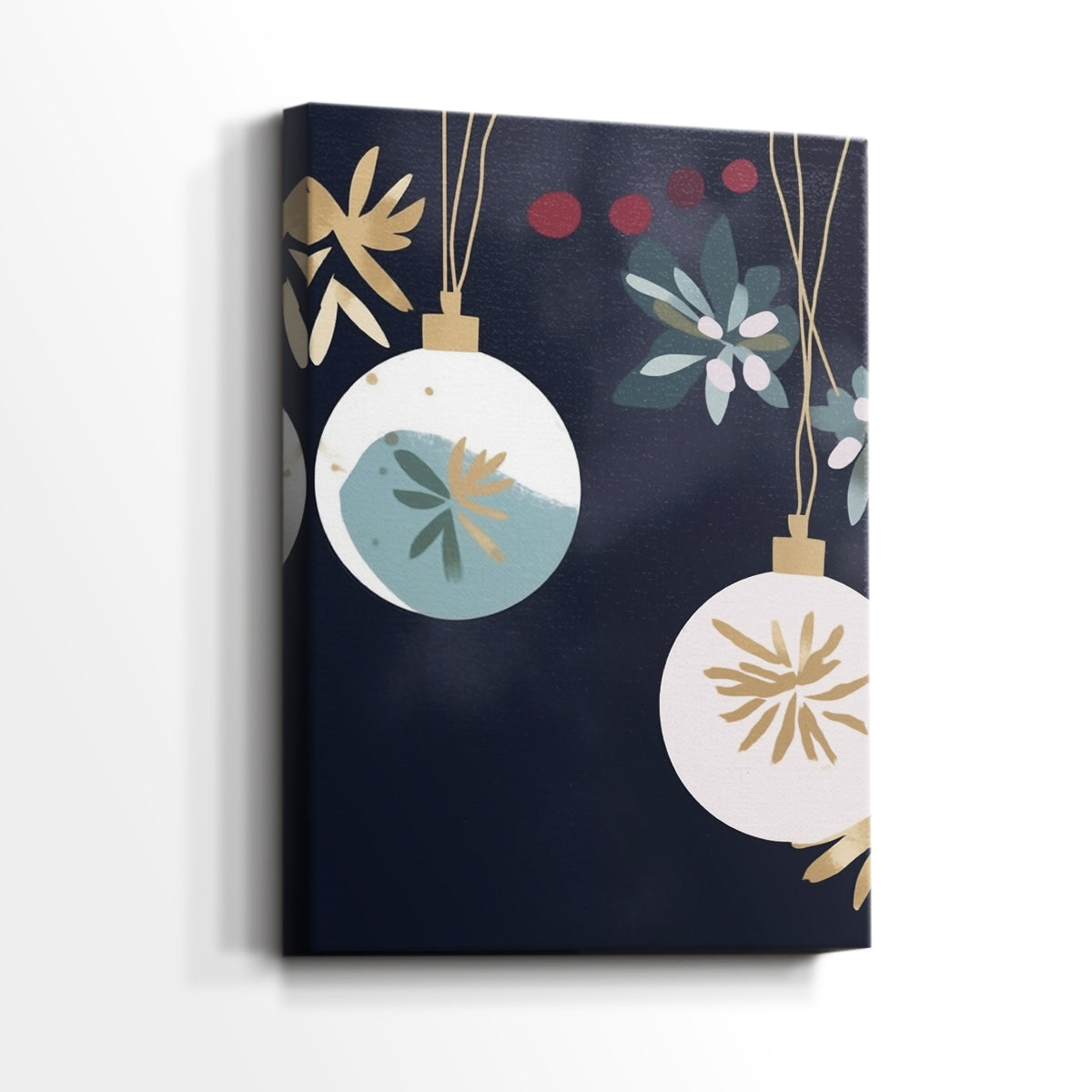 Quiet Sleigh Lane - Canvas Art Print