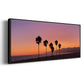 Sunset of Santa Monica - Floater Framed Canvas Print