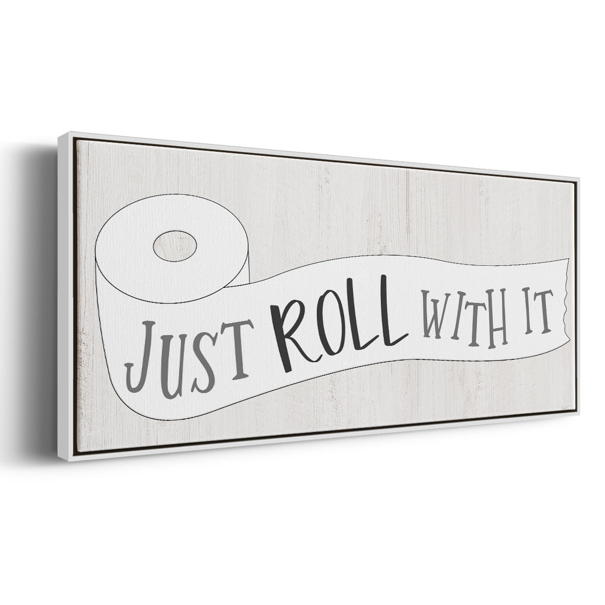 Just Roll - Floater Framed Canvas Print