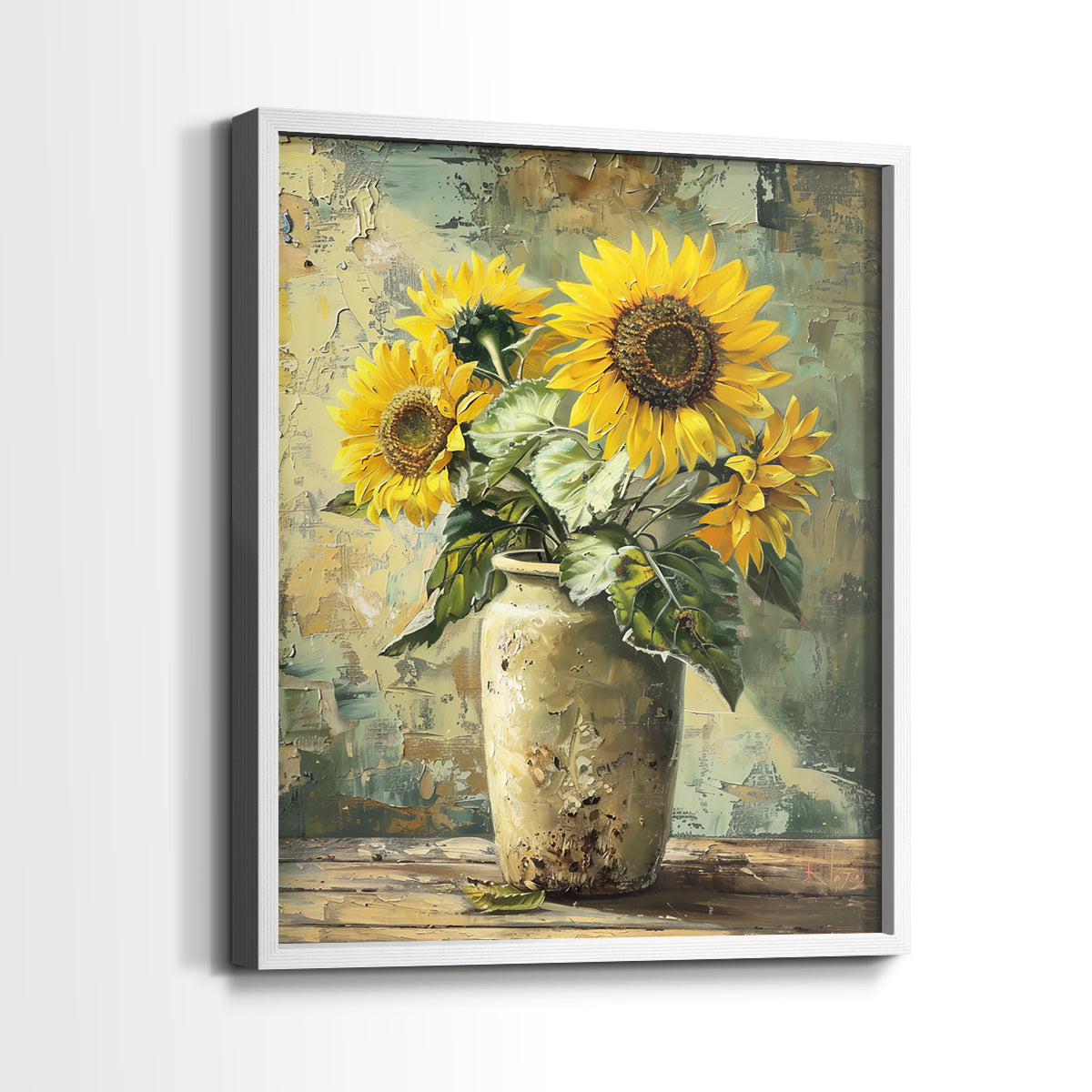 Floral Study Series CLXXI - Restickable Framed Art Set