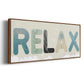 Relax Your Body - Floater Framed Canvas Print