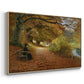A Wooded Path in Autumn, 1902 - Floater Framed Canvas Print