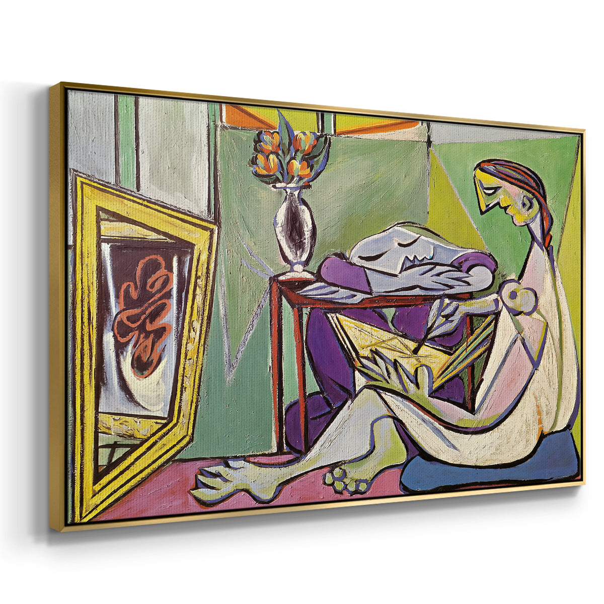 The Muse, 1935 - Floater Framed Canvas Print