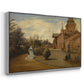 The Country House of Gustave Coûteaux, 1871 - Floater Framed Canvas Print