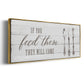 If You Feed Them - Floater Framed Canvas Print