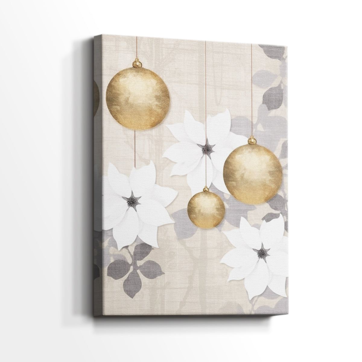 Frostlit Sleigh Whisper - Canvas Art Print