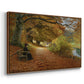 A Wooded Path in Autumn, 1902 - Floater Framed Canvas Print
