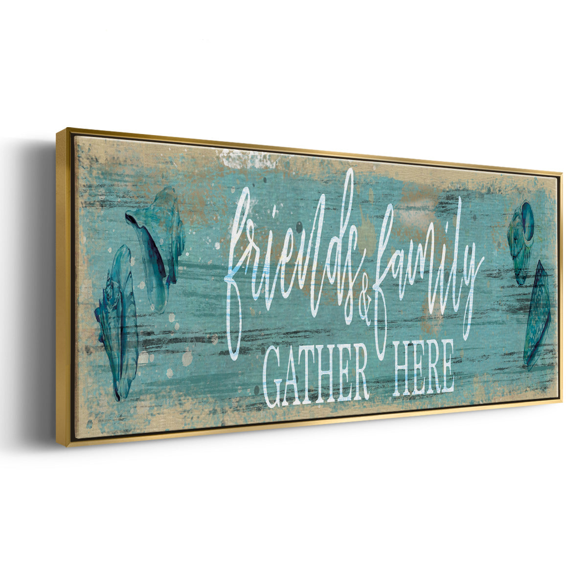 Friends and Family - Floater Framed Canvas Print