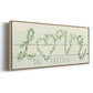 Shiplap Vines Love - Floater Framed Canvas Print