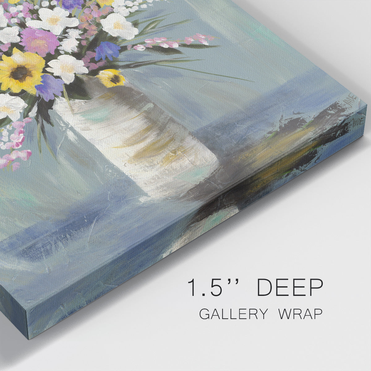 Mixed Pastel Bouquet I - Canvas Art Print