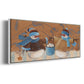 Snowball Bucket - Floater Framed Canvas Print