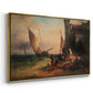 Fisherman's Family from Chioggia, 1838 - Floater Framed Canvas Print