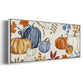 Autumn Pumpkins - Floater Framed Canvas Print
