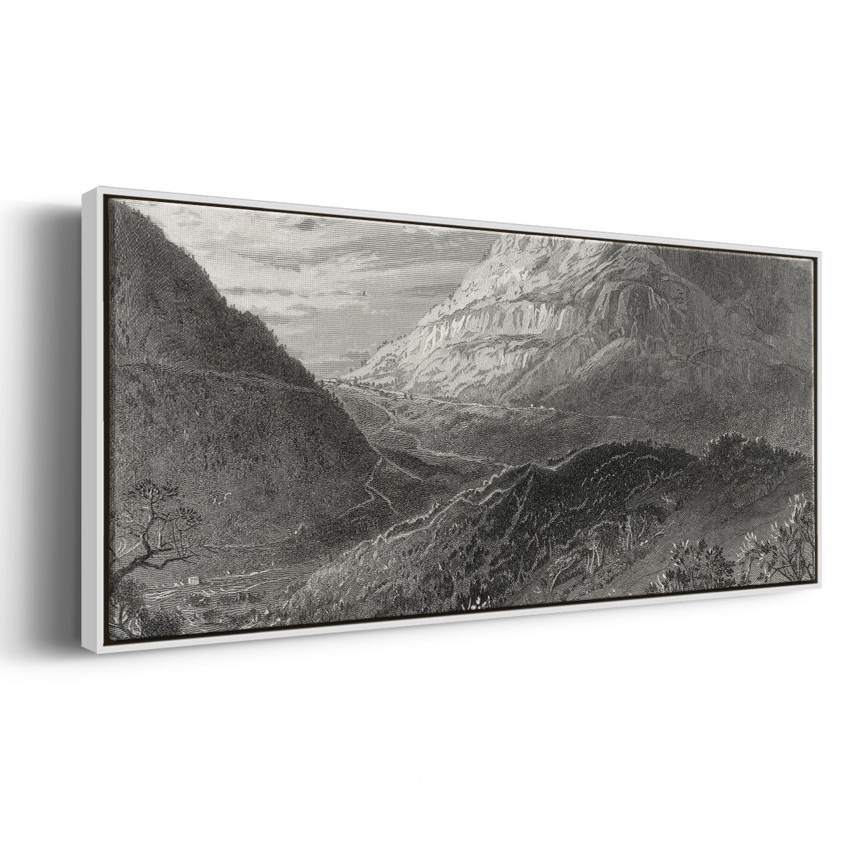 Cumberland Gap - Floater Framed Canvas Print