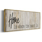 Home - Floater Framed Canvas Print