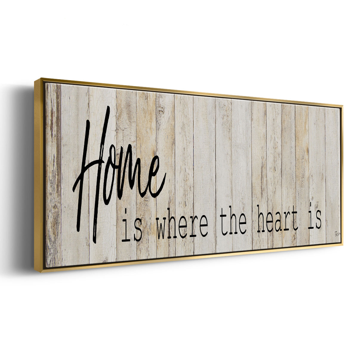 Home - Floater Framed Canvas Print