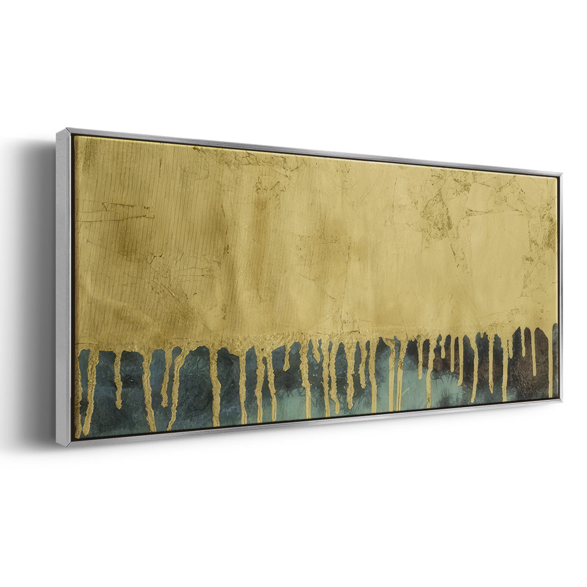 Aquafer II - Floater Framed Canvas Print