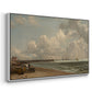 Yarmouth Jetty, 1822 - Floater Framed Canvas Print