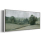 Soft Green Landscape II - Floater Framed Canvas Print