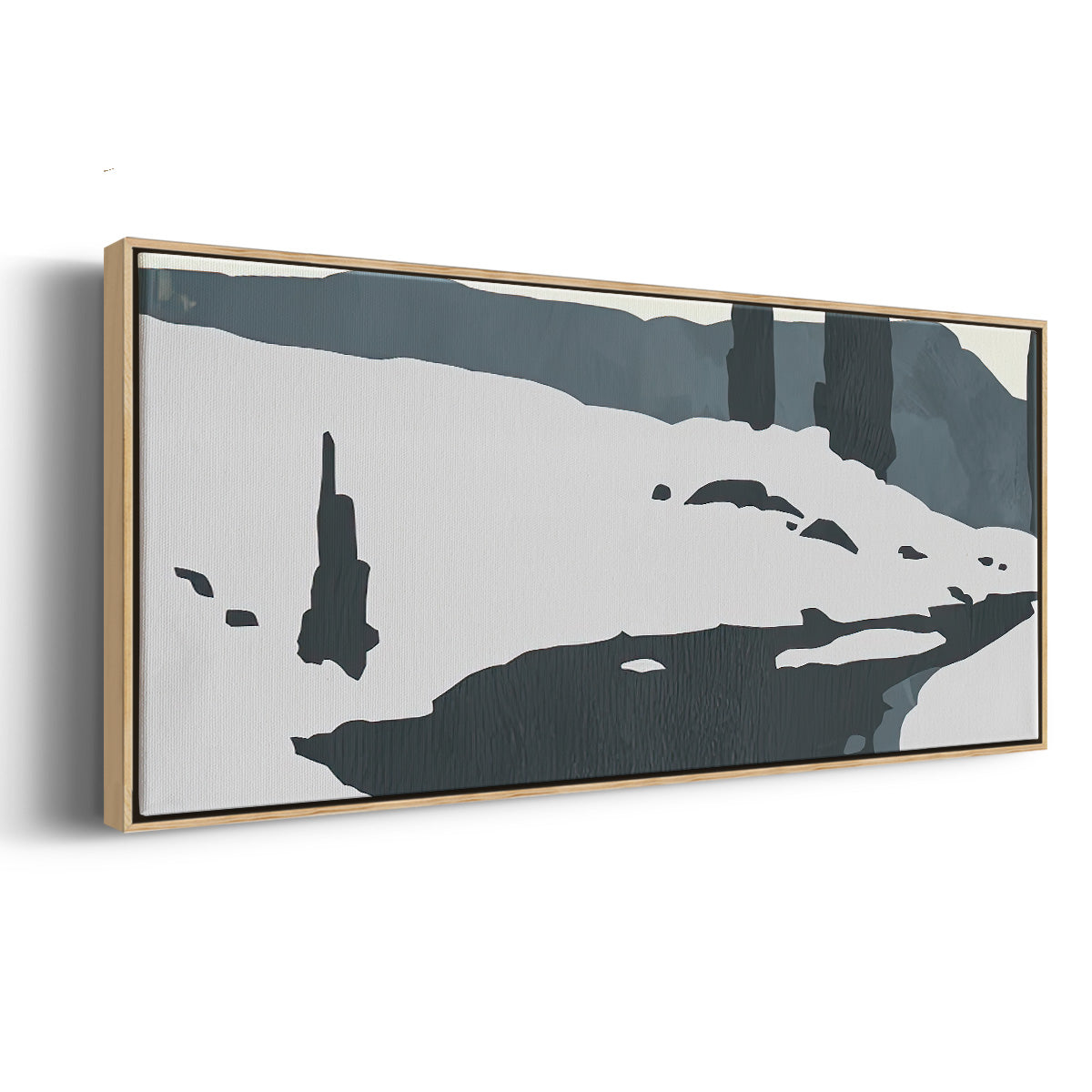 Cutter Island II - Floater Framed Canvas Print