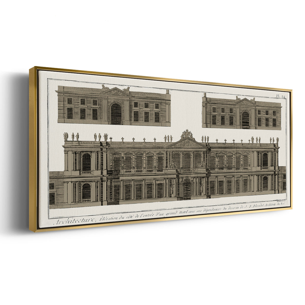 Buildings & Facades I - Floater Framed Canvas Print
