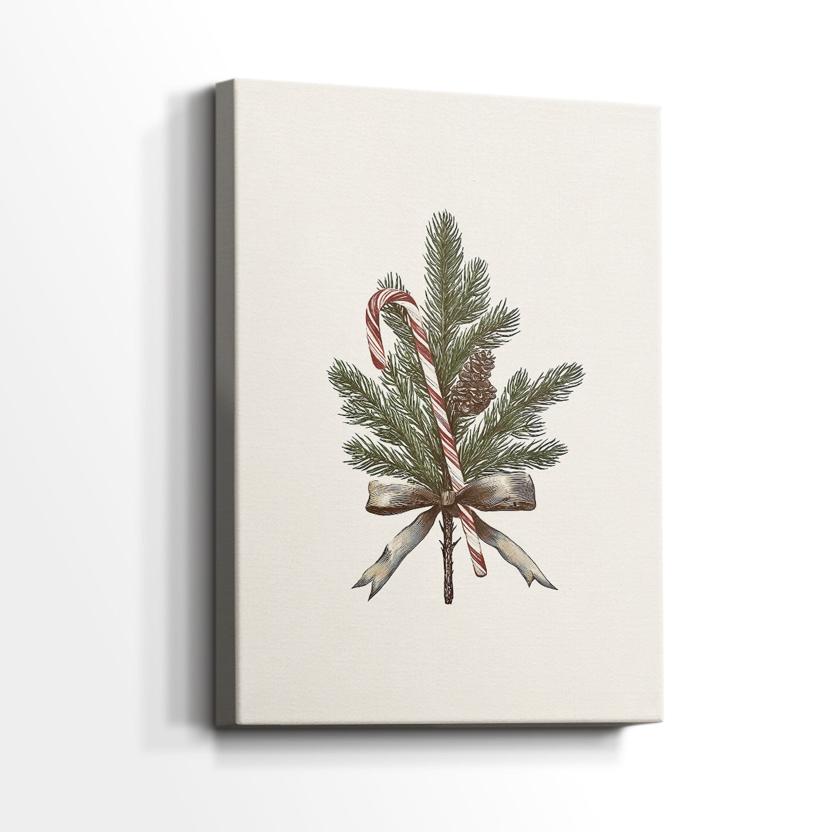 Snowwhite Skies at Eve - Canvas Art Print