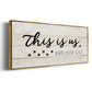 Us and Our Cat - Floater Framed Canvas Print