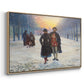 Morning after the Carnival, 1884 - Floater Framed Canvas Print