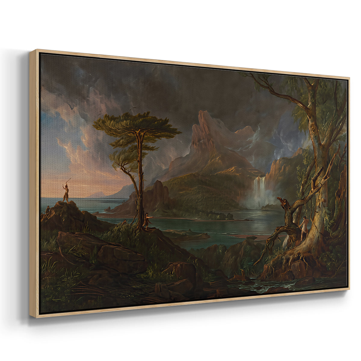 A Wild Scene, 1831-1832 - Floater Framed Canvas Print