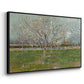 Orchard in Blossom (Plum Trees), 1888 - Floater Framed Canvas Print