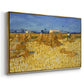 Wheat Field with Sheaves (Harvest in Provence), 1888 - Floater Framed Canvas Print
