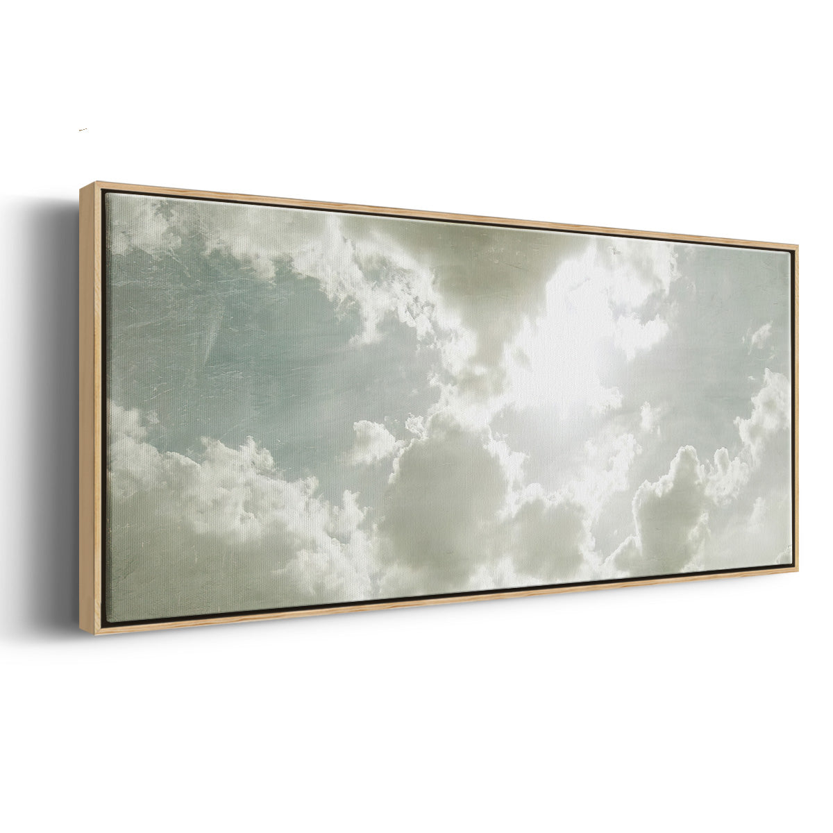Sky Scrapers II - Floater Framed Canvas Print