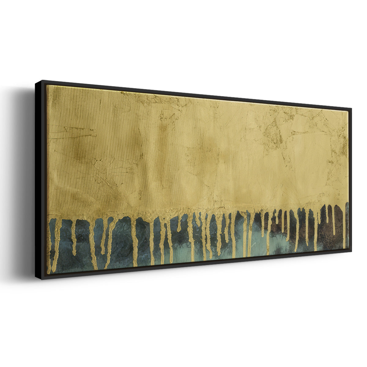 Aquafer II - Floater Framed Canvas Print