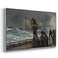 The Signal of Distress, c. 1896 - Floater Framed Canvas Print