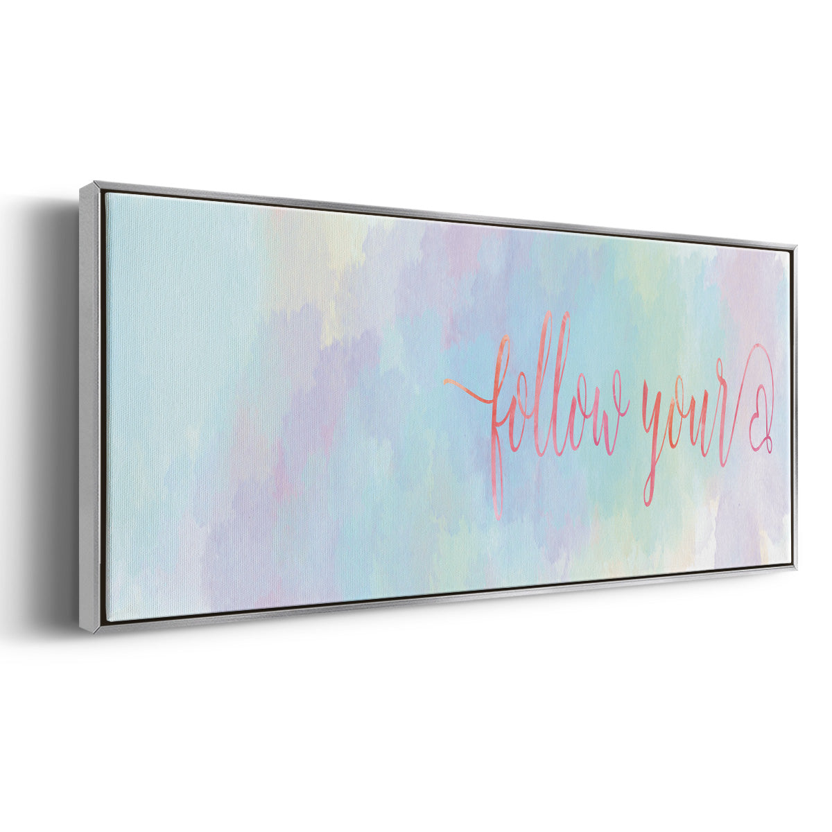 Follow Your - Floater Framed Canvas Print