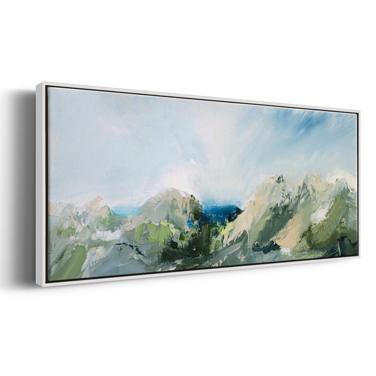 Nature's Peace II - Floater Framed Canvas Print