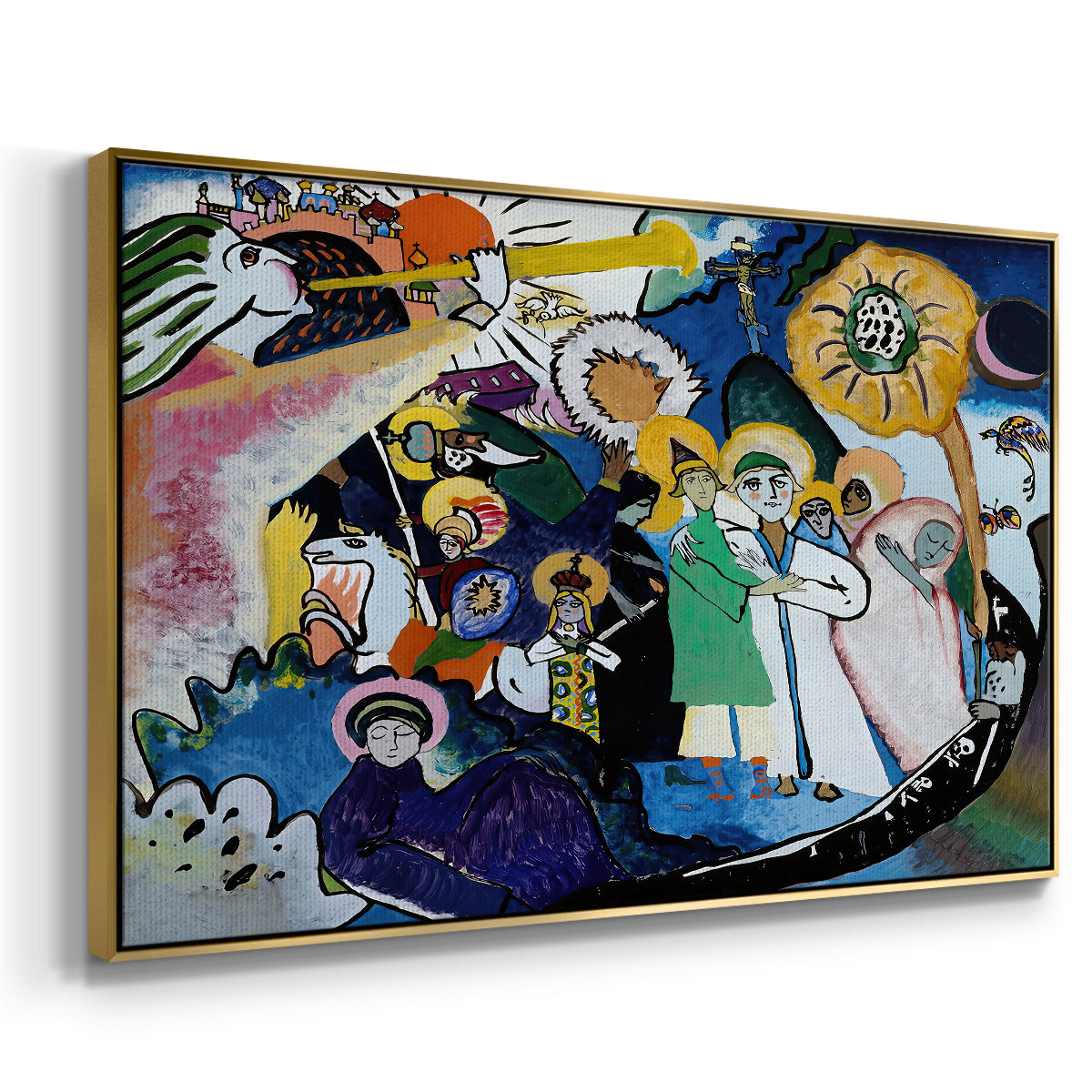 All Saints Day I, 1911 - Floater Framed Canvas Print