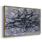 The Gray Tree, 1911 - Floater Framed Canvas Print