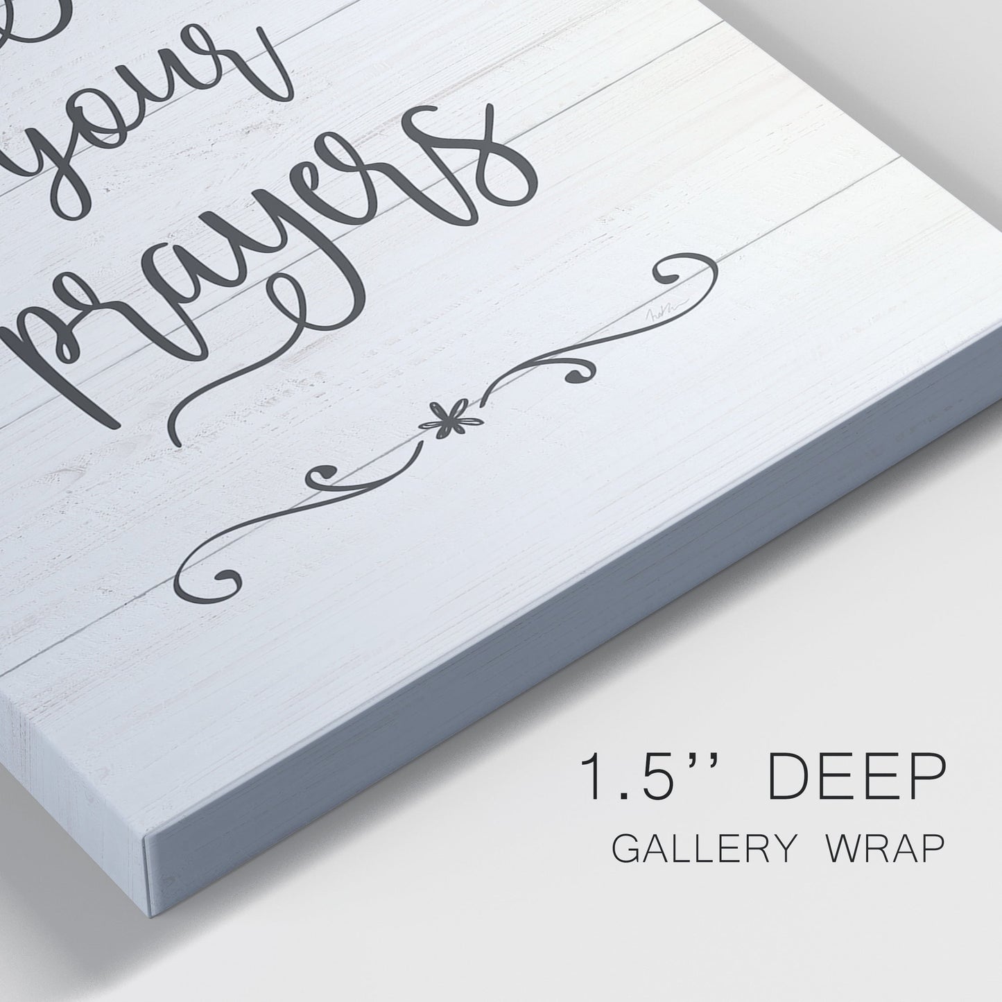 Say Your Prayers Premium Gallery Wrapped Canvas - Ready to Hang - Set of 2 - 8 x 12 Each